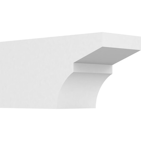 Ekena Millwork Standard Monterey Architectural Grade PVC Rafter Tail, 5"W X 6"H X 12"L RFTP05X06X12MON
